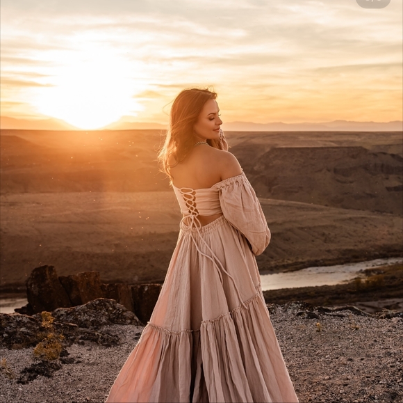 Boho Chic Off-Shoulder Skirt Set - Picture 6 of 12